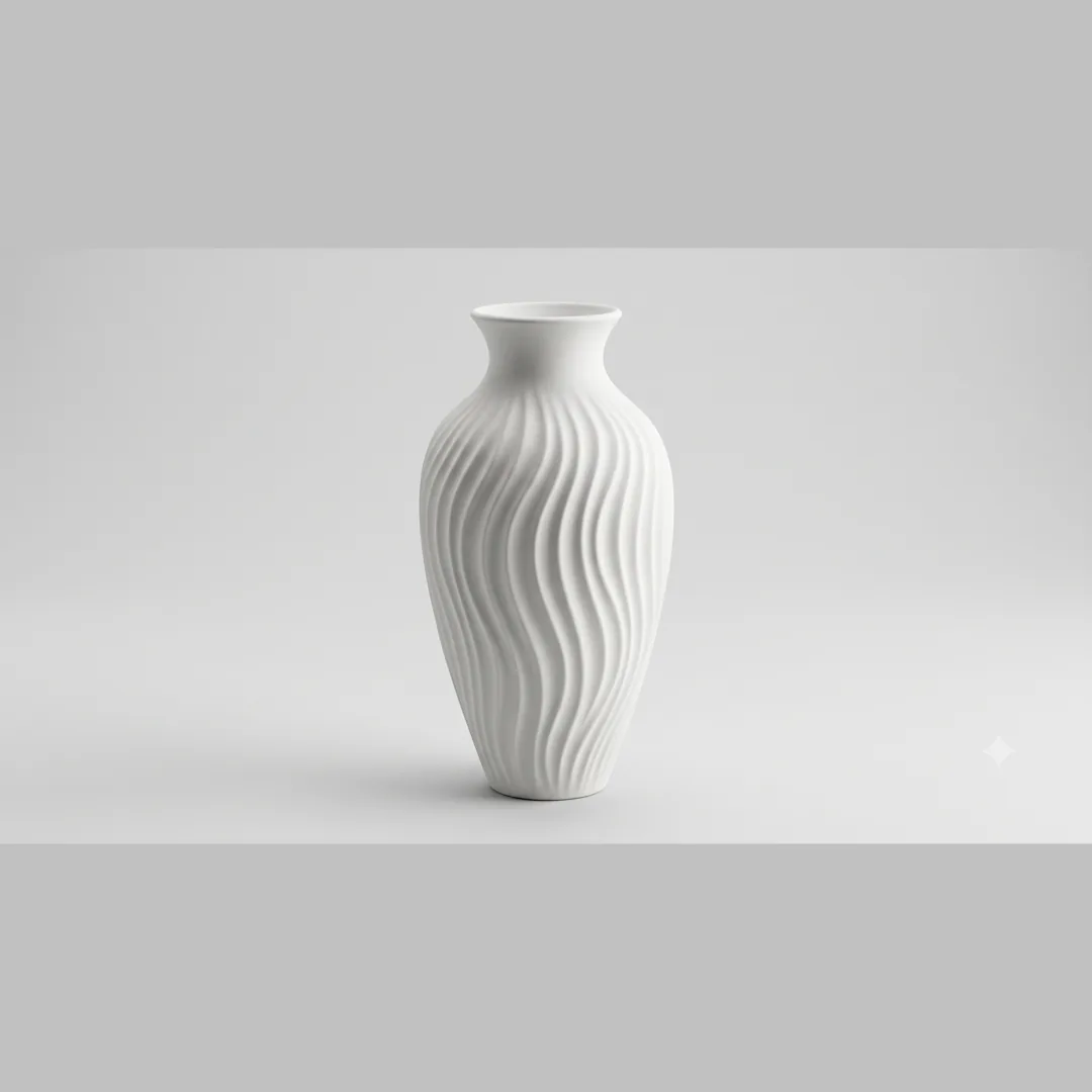 Ripple Ceramic Vase